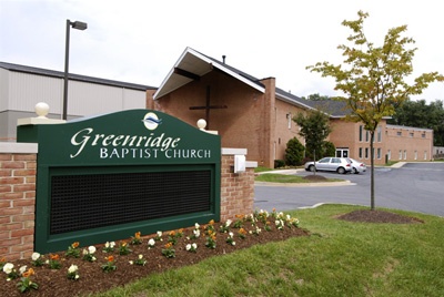 Greenridge Baptist Church in Boyds, Montgomery County, Maryland