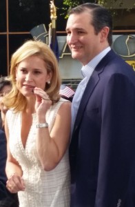 Heidi Cruz with Ted Cruz in Houston 2015