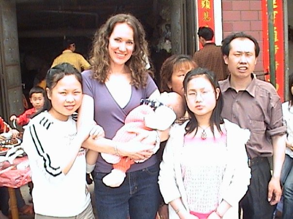 Christy Brunke in Nanchang, Jiangxi province in China