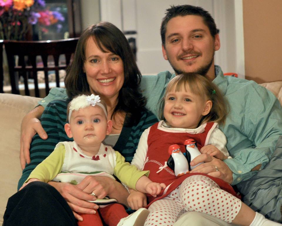 The Brunke Family: Mark, Christy, Michaela, and Angelina