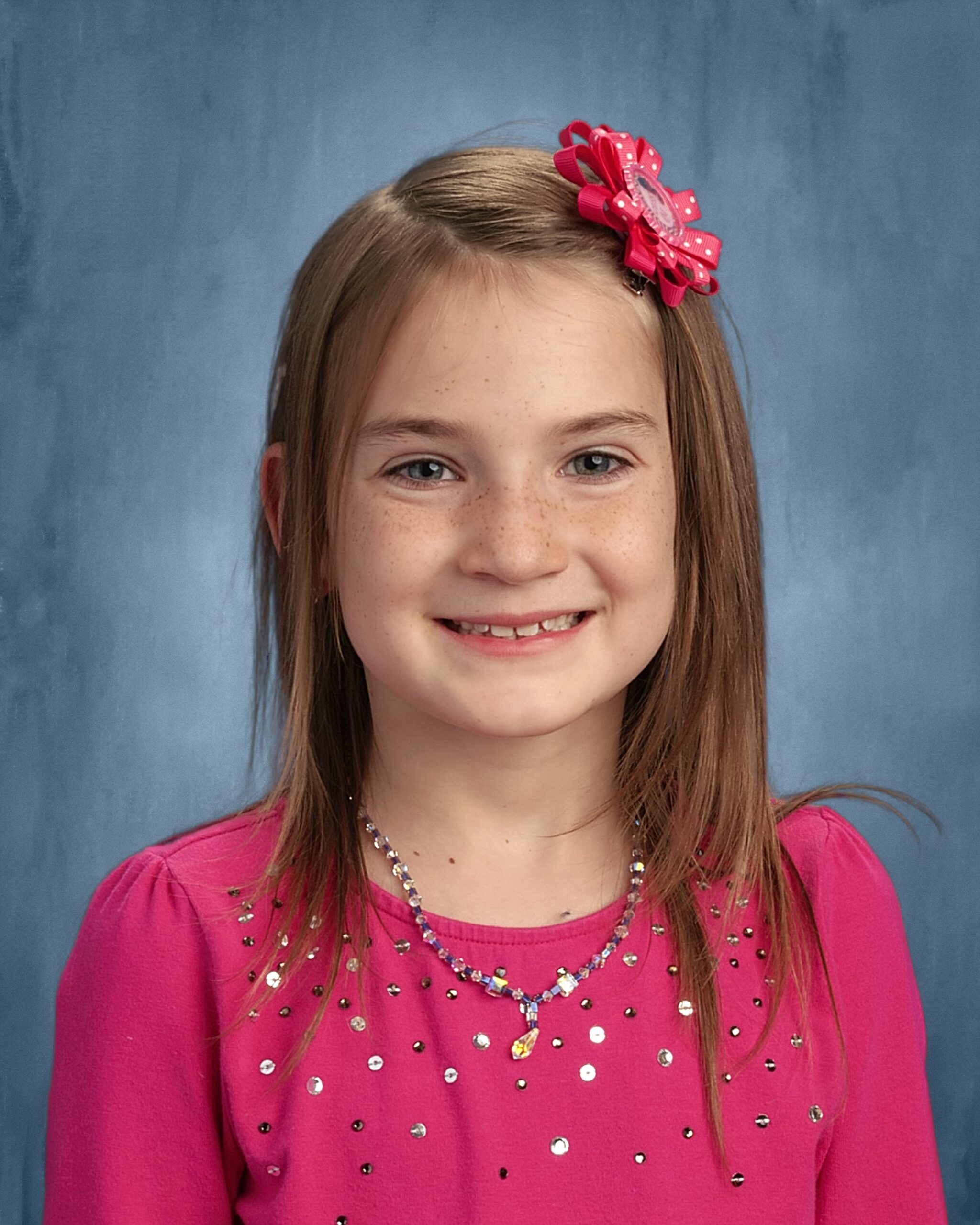 Second grade girl Angelina Grace Brunke Fall 2021